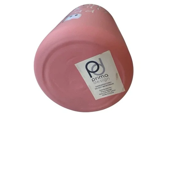 New Prima Design Glass Pink Ghost Sipper‎ Glasses Halloween Tumbler Cup - Picture 2 of 5